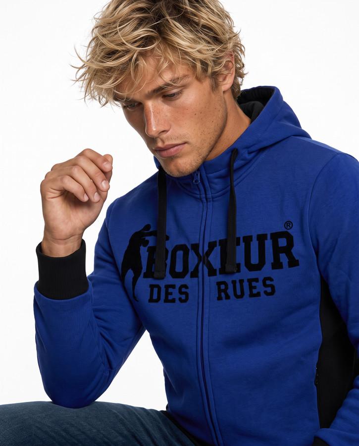 Logo Cyber Blue Zip Hoodie Cyber Blue