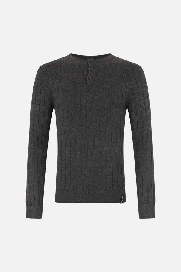 Anthracite Man Rib Sweater Anthracite Mel