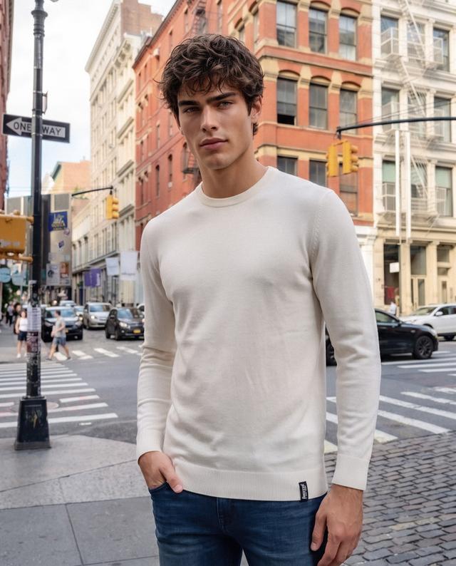 Warm Blank Crew Neck Jumper Warm Blank