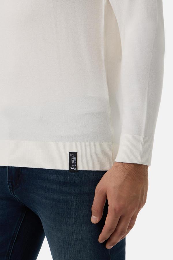 Warm Blank Man Turtleneck Sweater Warm Blank
