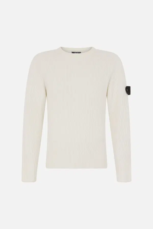 Warm Blank Crew Neck Man Sweater Warm Blank