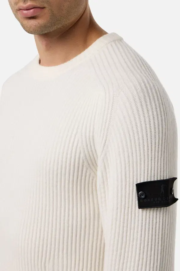 Warm Blank Crew Neck Man Sweater Warm Blank
