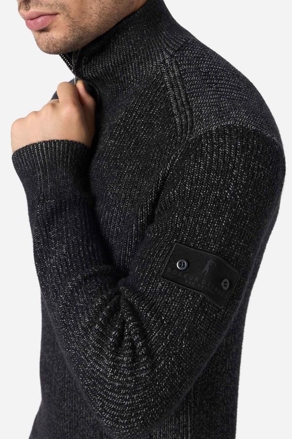 Maglione Mezza Zip Anthracite