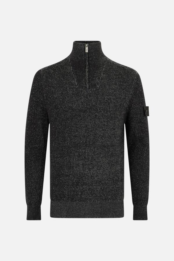 Maglione Mezza Zip Anthracite