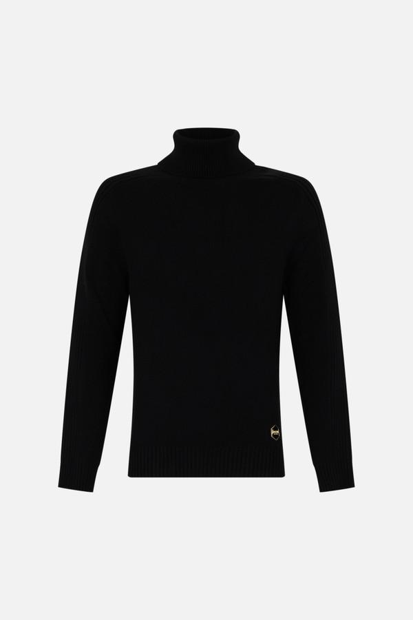 Maglione A Collo Alto Black