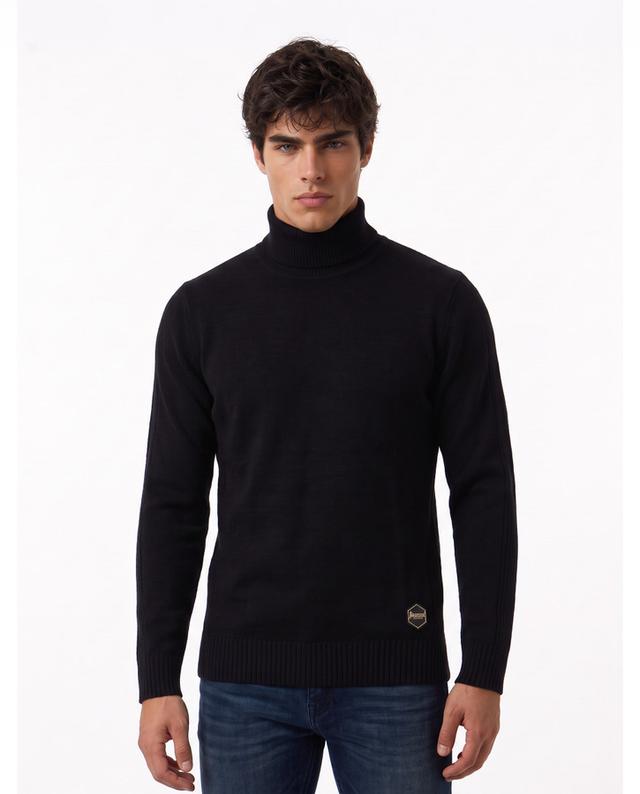 Maglione A Collo Alto Black