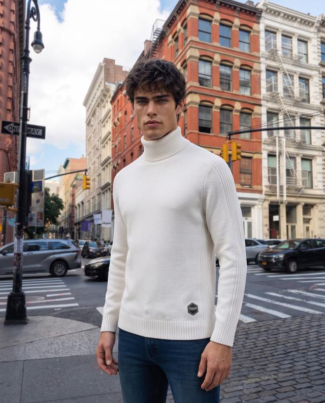 Maglione A Collo Alto Warm Blank