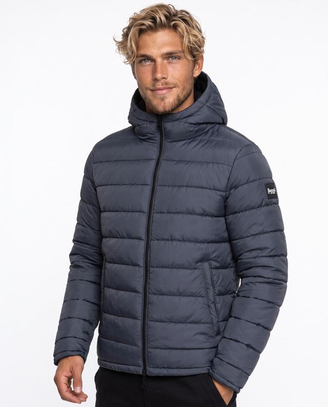Black Reversible Padded Jacket Black