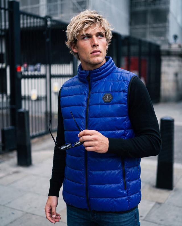 Gilet Imbottito Cyber Blue