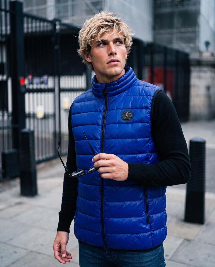 Gilet Imbottito Cyber Blue