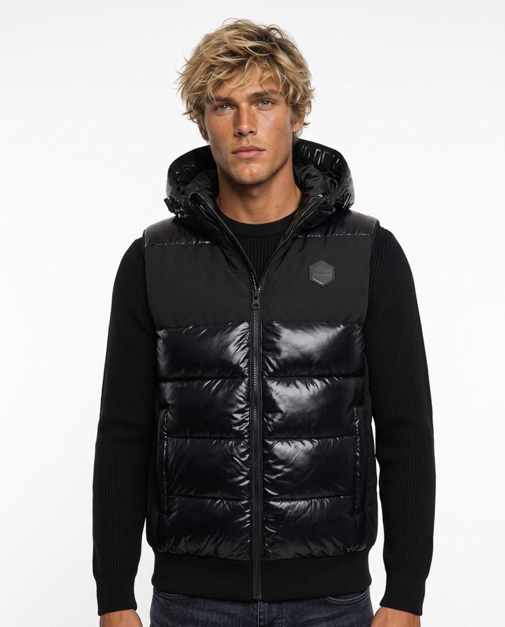 Front Insert Gilet Black