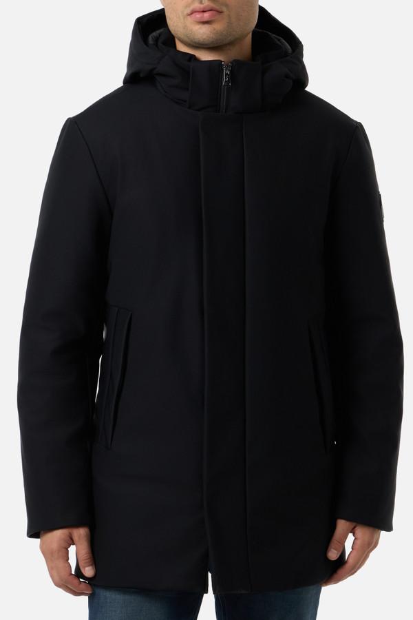 Black Long Technical Jacket Black