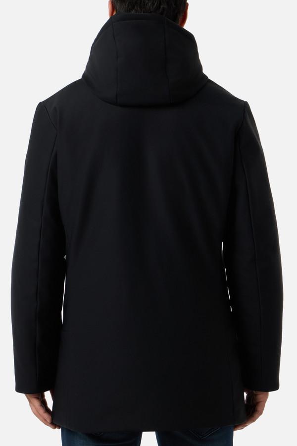 Black Long Technical Jacket Black