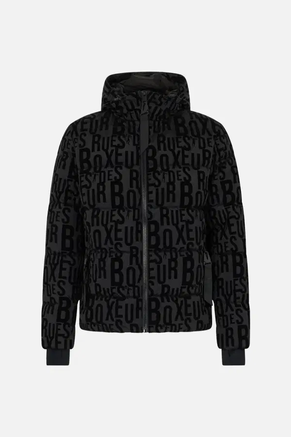 Black All Over Padded Jacket Black