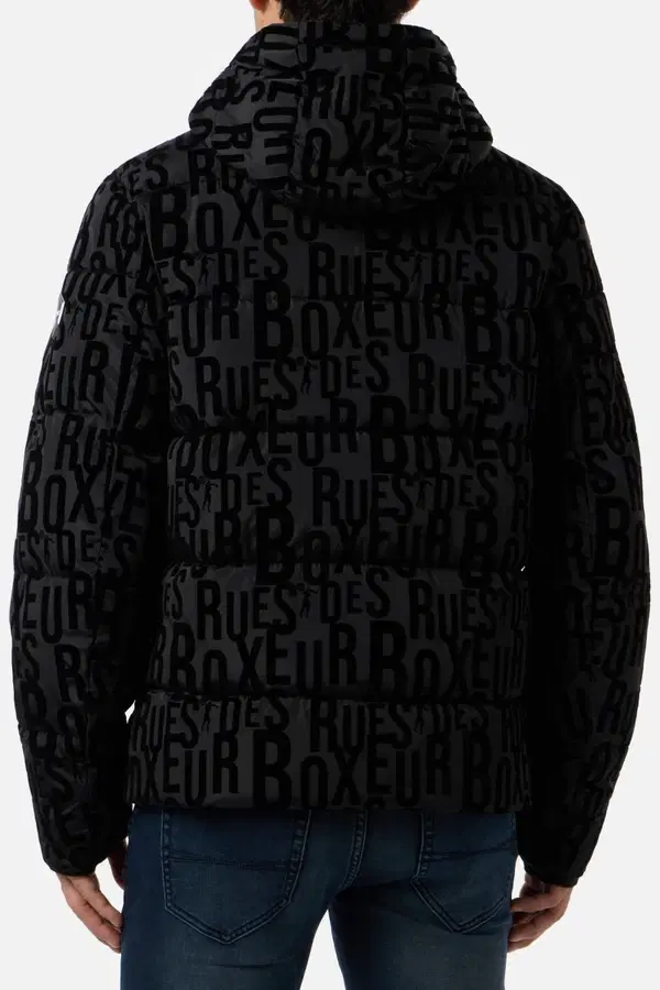 Black All Over Padded Jacket Black