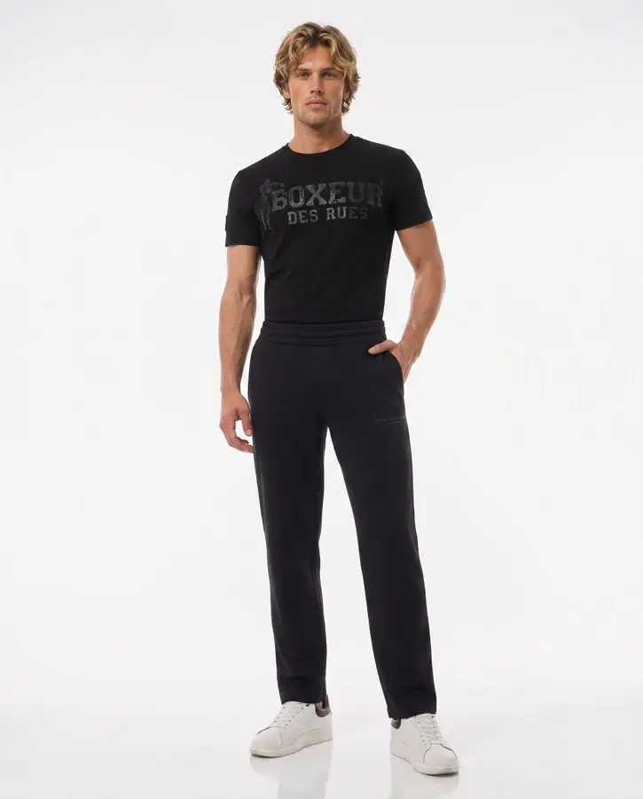 Black Minimal Long Pant Black