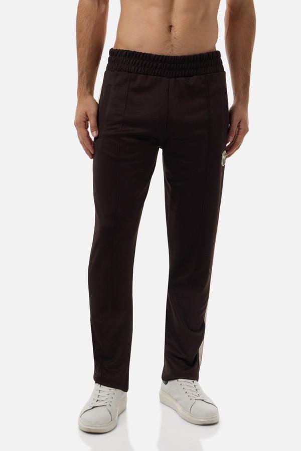 Pantalone Lungo Chocolate Fondant Con Bande Laterali