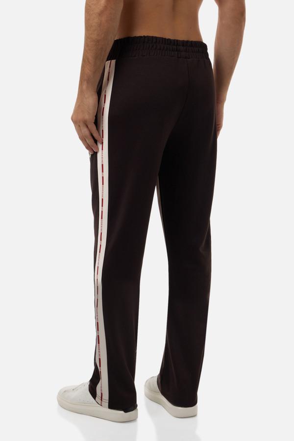 Pantalone Lungo Chocolate Fondant Con Bande Laterali