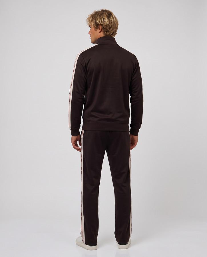 Pantalone Lungo Chocolate Fondant Con Bande Laterali
