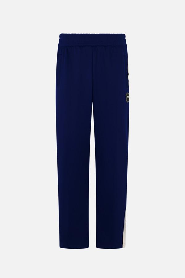 Cyber Blue Long Pants With Side Bands Cyber Blue