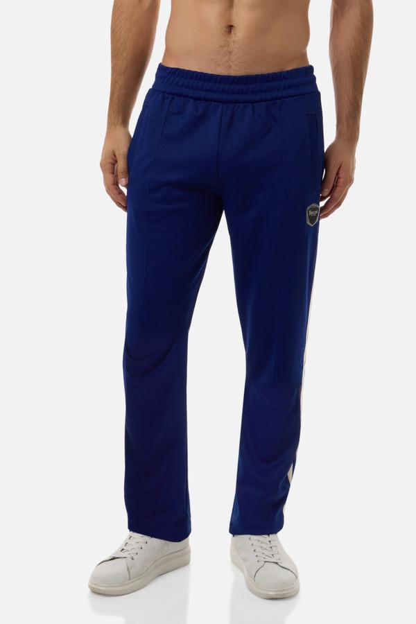 Cyber Blue Long Pants With Side Bands Cyber Blue