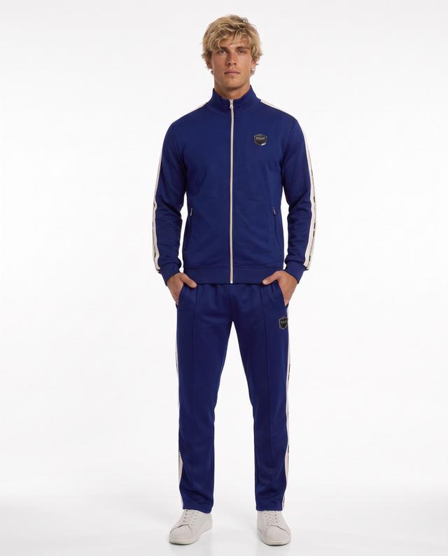 Cyber Blue Long Pants With Side Bands Cyber Blue