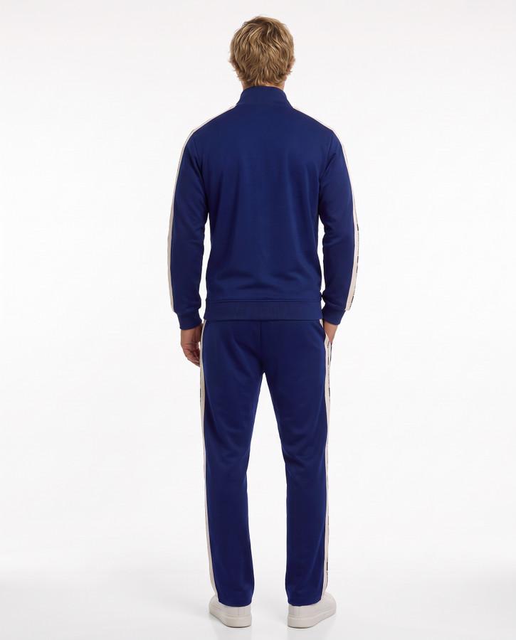 Cyber Blue Long Pants With Side Bands Cyber Blue
