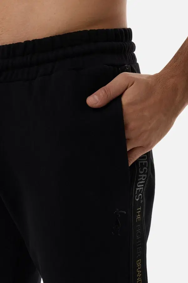 Black Bands Long Pants Black