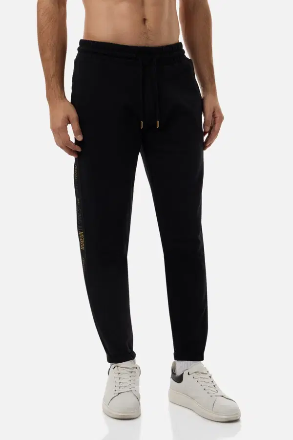 Black Bands Long Pants Black