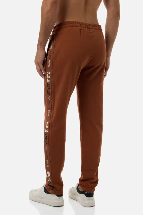 Pantaloni Lunghi Bande Laterali Caramelized