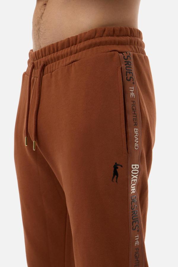 Pantaloni Lunghi Bande Laterali Caramelized