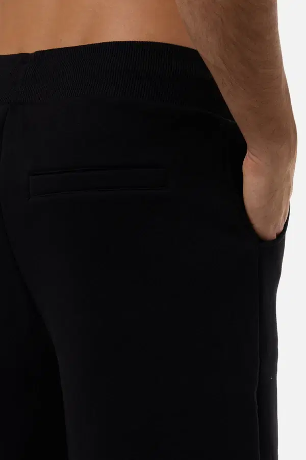 Pantalone Lungo Baggy Nero E Oro