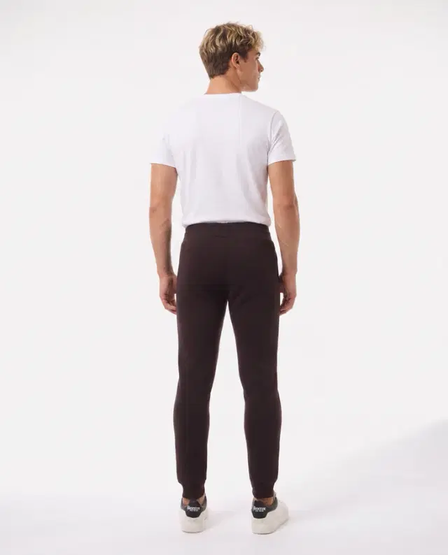 Chocolate Fondant Slim Fit Sweatpant With Logo Chocolate Fondant