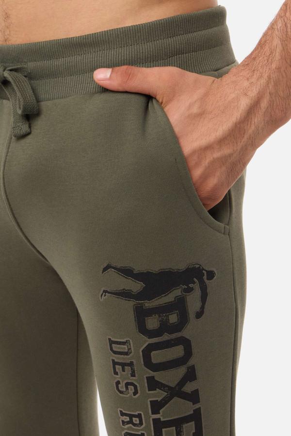 Pantalone Slim Fit Con Logo Olive Green