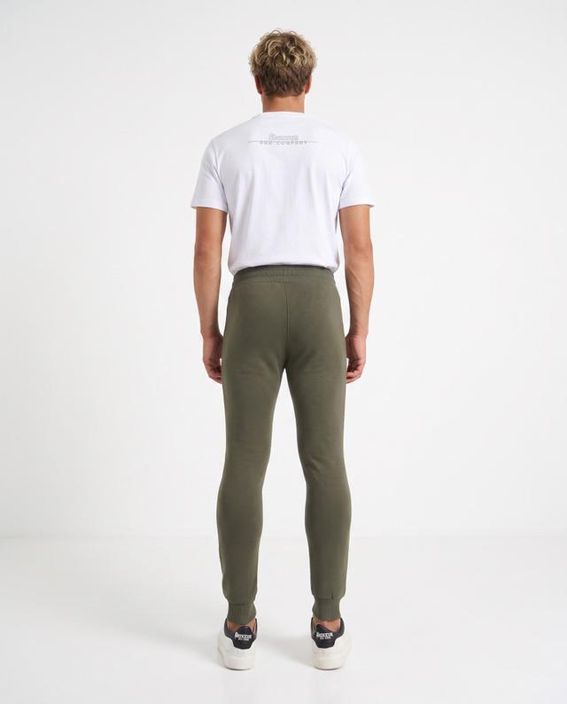 Pantalone Slim Fit Con Logo Olive Green