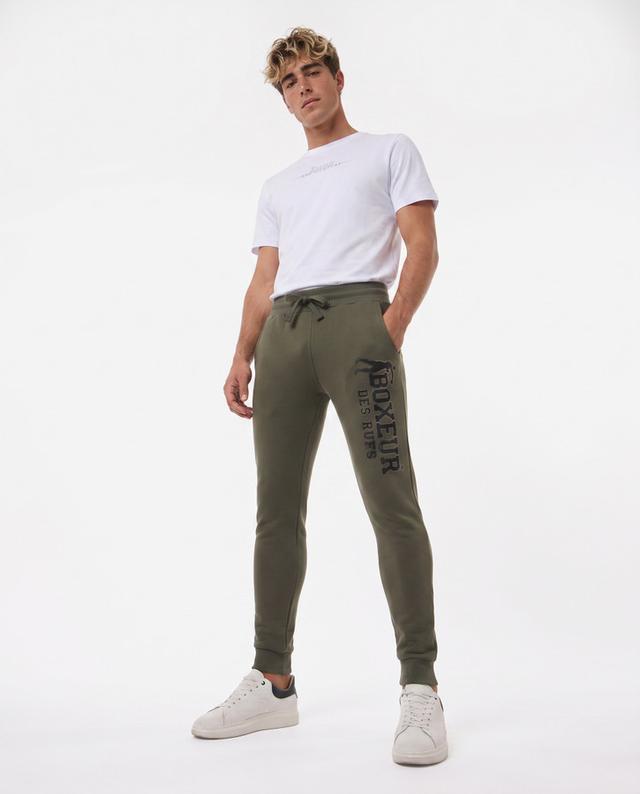 Pantalone Slim Fit Con Logo Olive Green