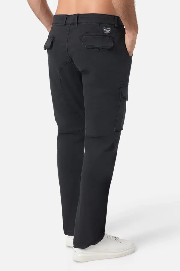 Cargo Da Uomo Faded Black Vintage Stretch