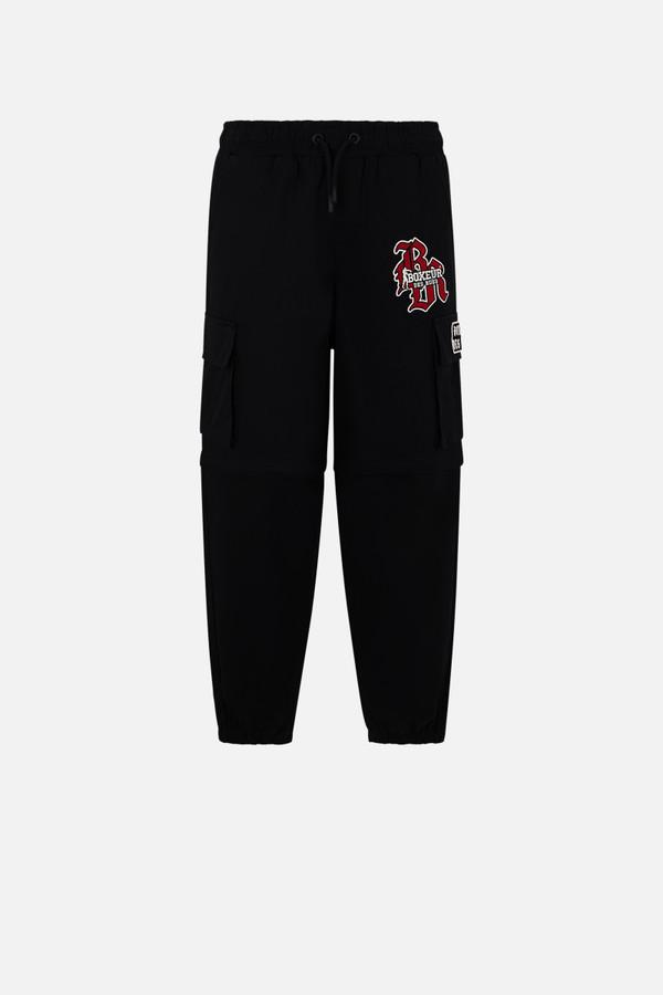 Gothic Black Baggy Long Pant Black