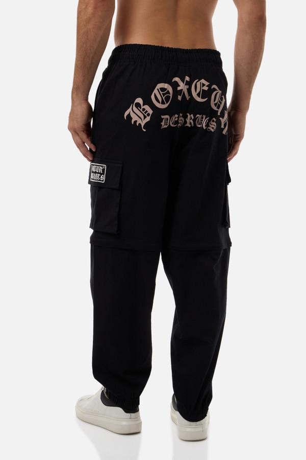 Gothic Black Baggy Long Pant Black