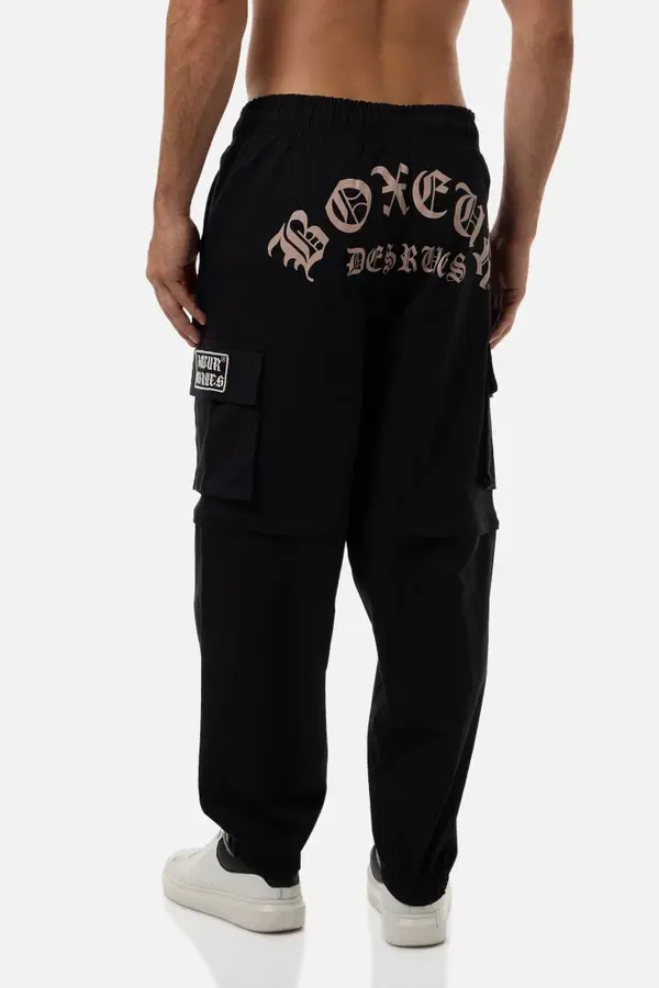 Gothic Black Baggy Long Pant Black
