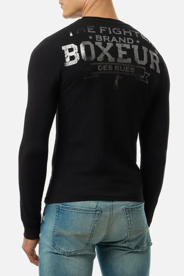 Iconic Black Titanium Long Tshirt Black-Titanium