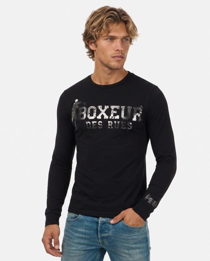 Iconic Black Titanium Long Tshirt Black-Titanium