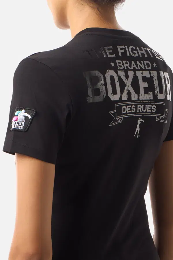T-Shirt Iconica Black-Titanium
