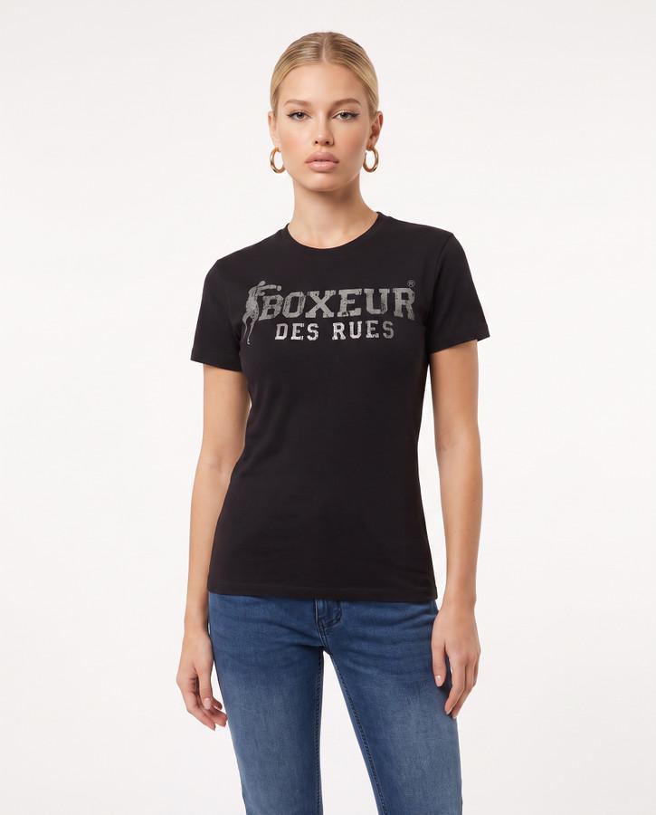 T-Shirt Iconica Black-Titanium