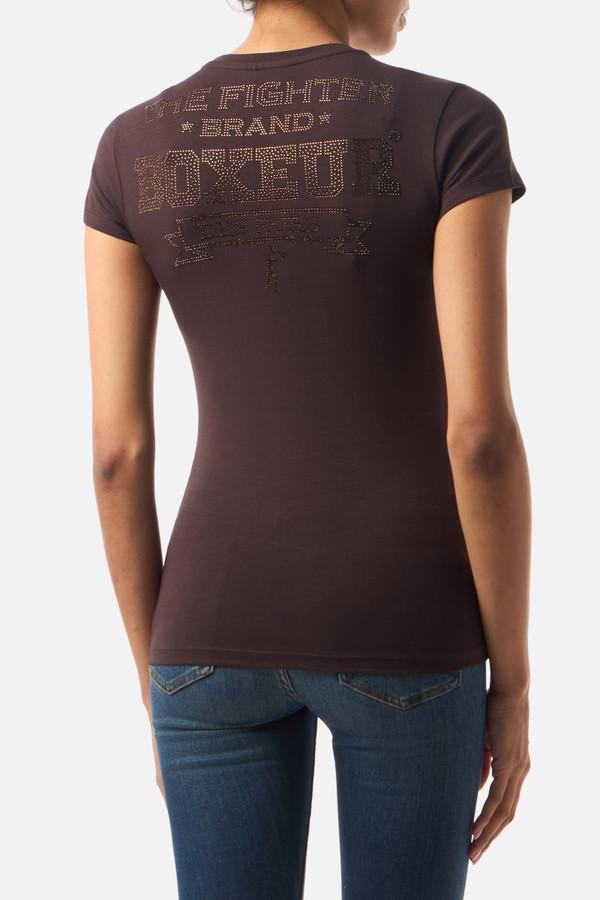 T-Shirt Chocolate Fondant Con Strass