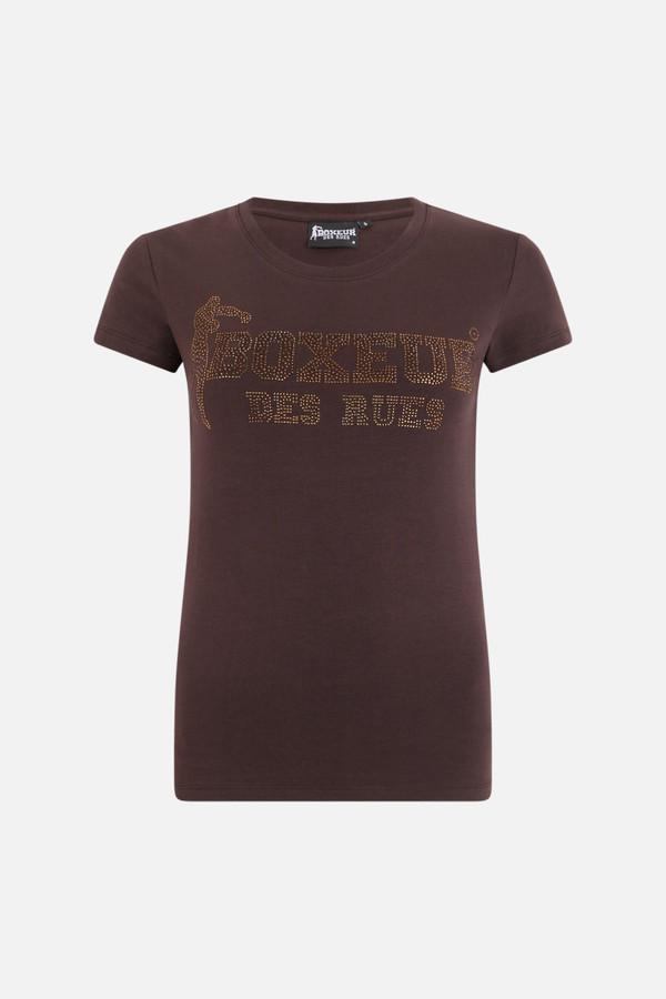 T-Shirt Chocolate Fondant Con Strass