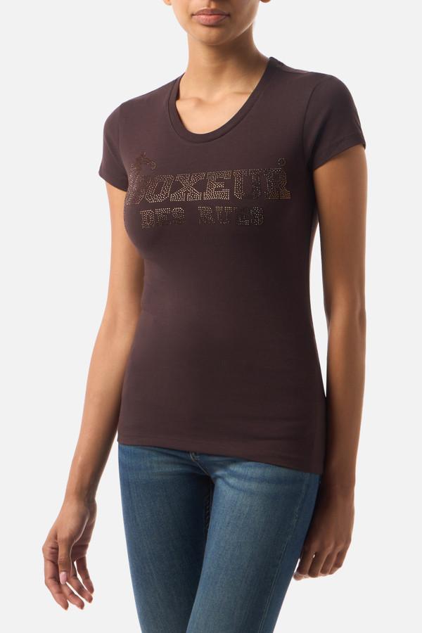T-Shirt Chocolate Fondant Con Strass