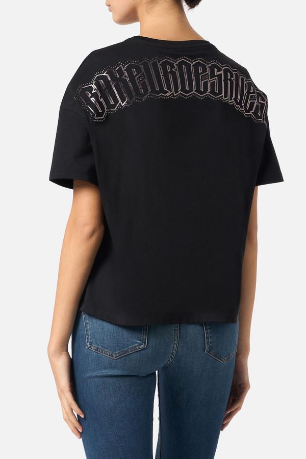 T-Shirt Manica Corta Gotica Nera