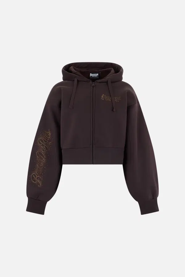 Chocolate Fondant Hoodie Sweatshirt Zip Chocolate Fondant