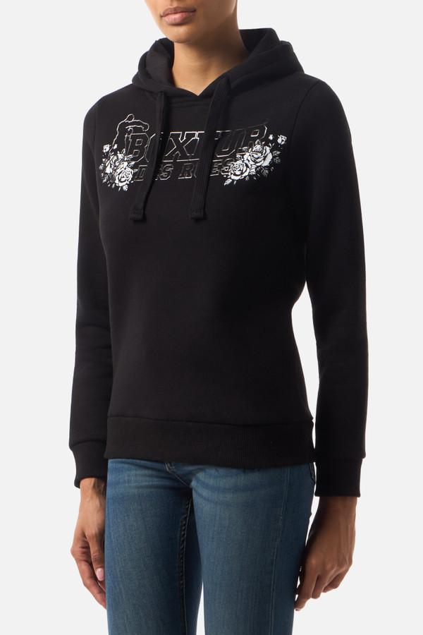 Black-Titanium Graphic Hoodie Sweatshirt Black-Titanium